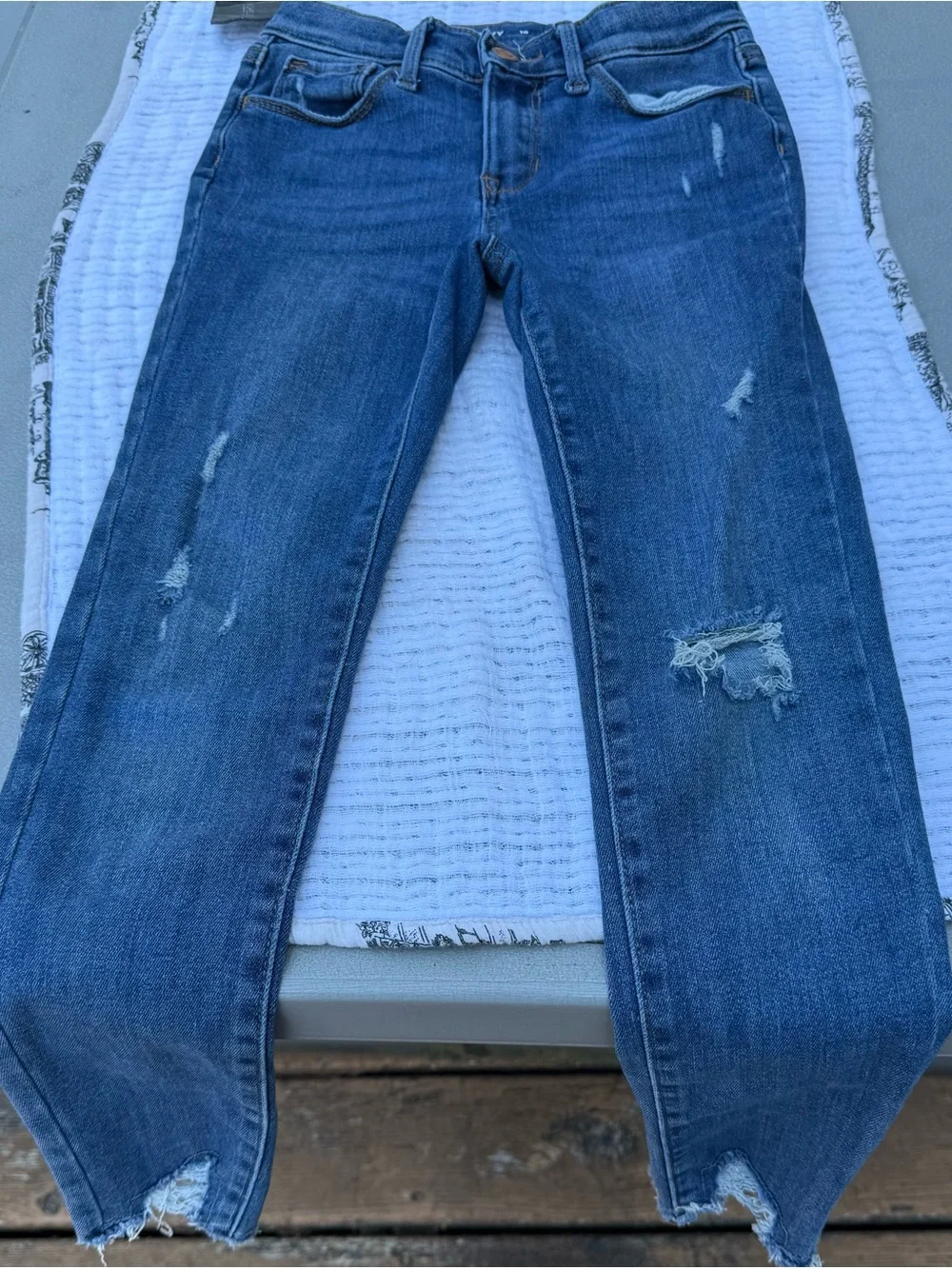 Old Navy Distressed Blue Denim Jeans for Kids
